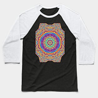 Psychotropic melody mandala Baseball T-Shirt